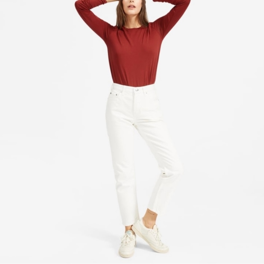 NWT Everlane summer jeans in bone